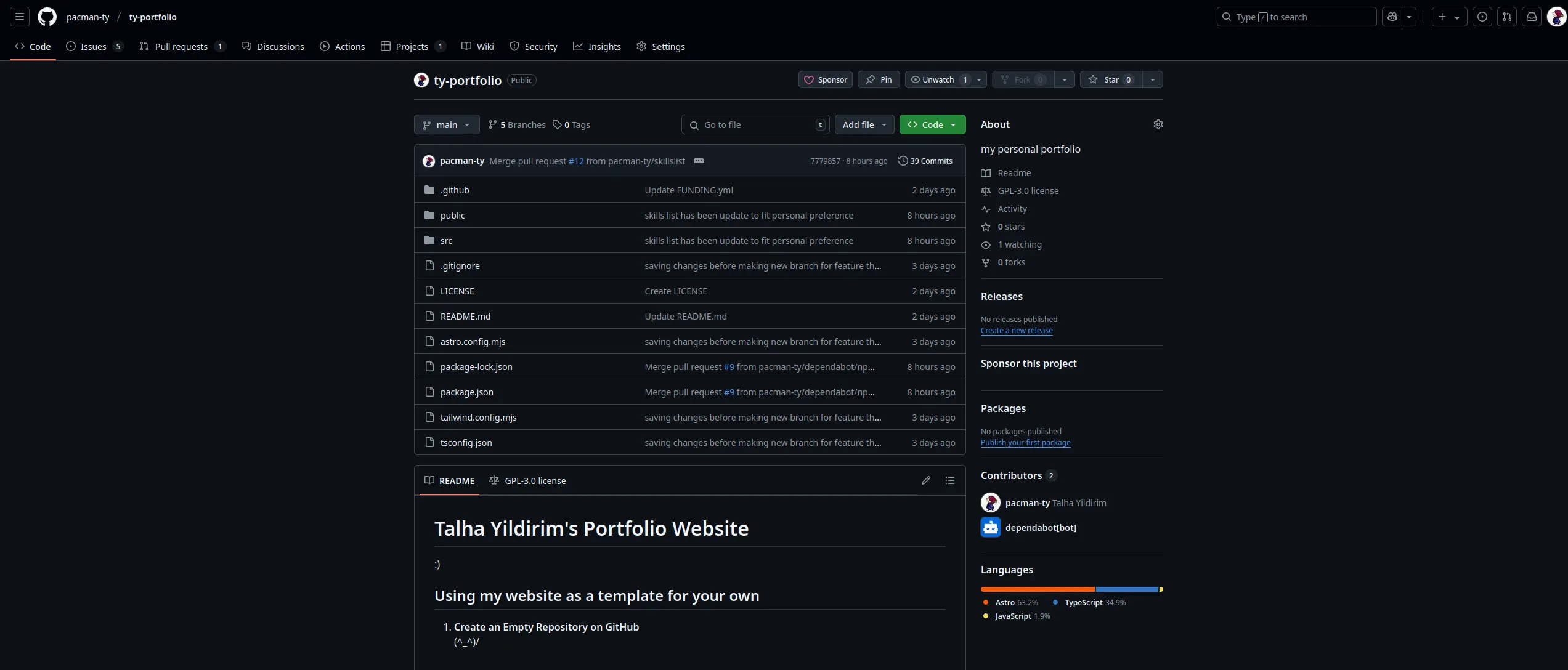 Personal Website